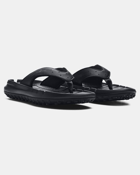 Unisex UA Summit Fat Tire Sandals, Black, pdpMainDesktop image number 3